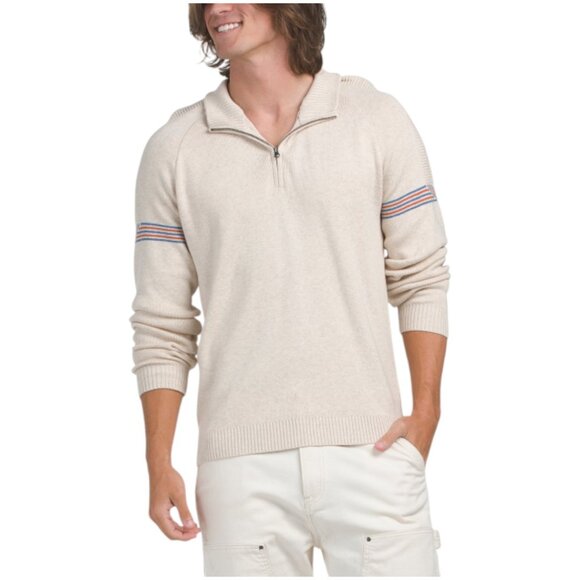 Marine Layer Other - MARINE LAYER Merino Wool Blend Archive Big Bear Quarter Zip Sweater